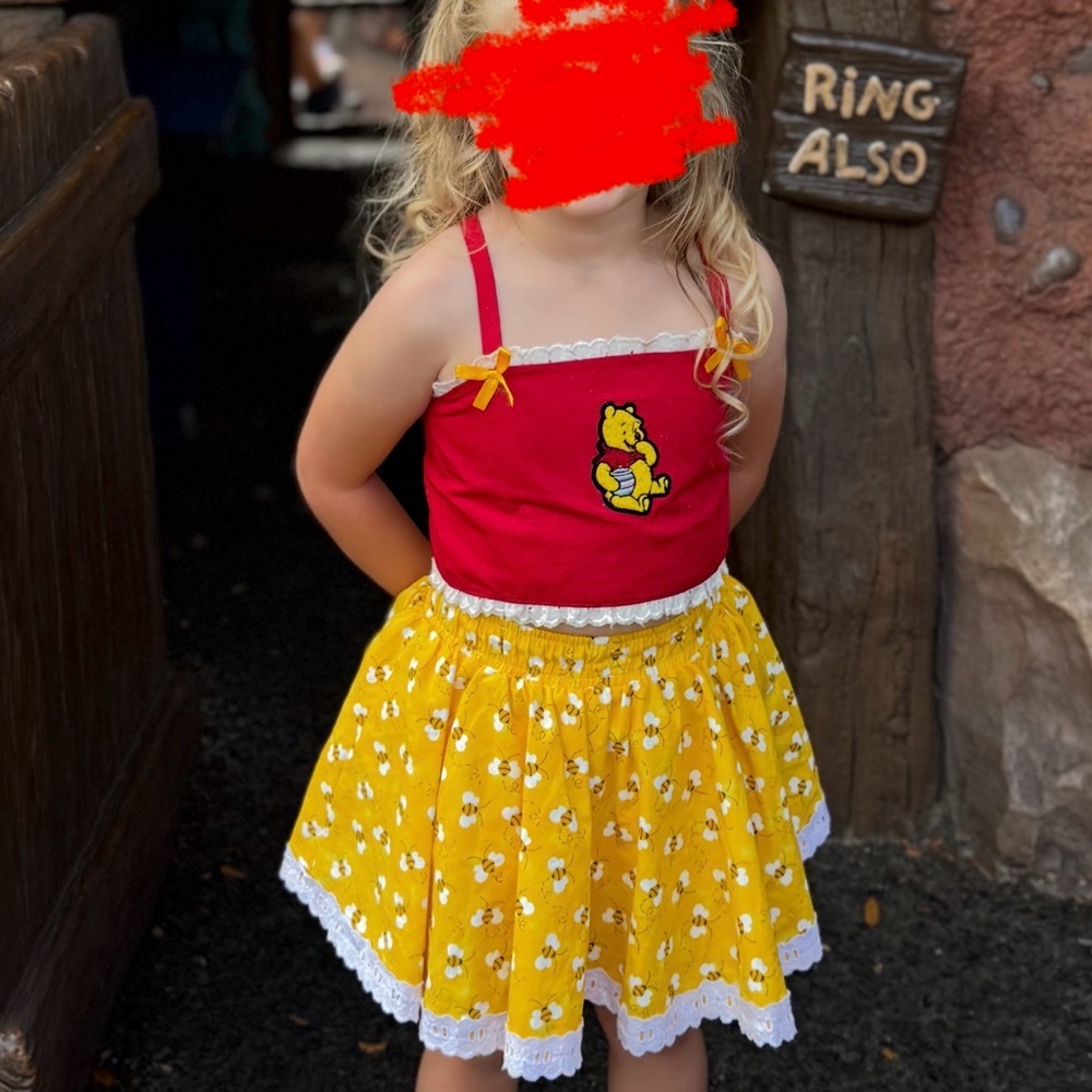 Lu and ro Winnie the Pooh two piece outfit
